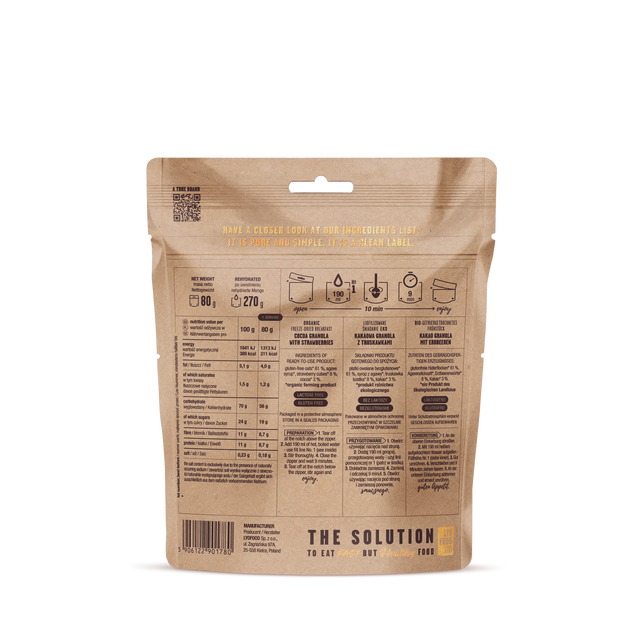 Cacao Granola aux fraises