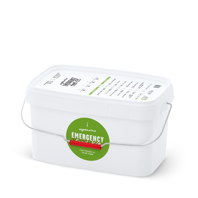 Kit alimentare di emergenza: vegetariano